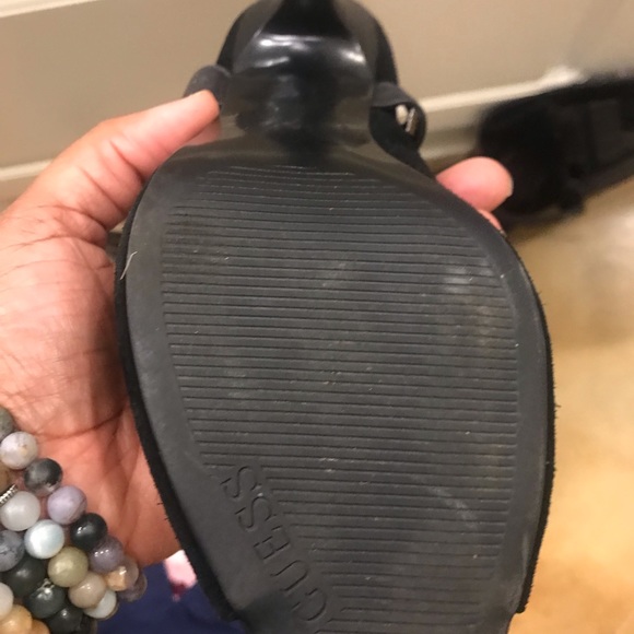 Guess Suede/Leather Ankle Heel - Picture 3 of 3